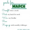 march goals