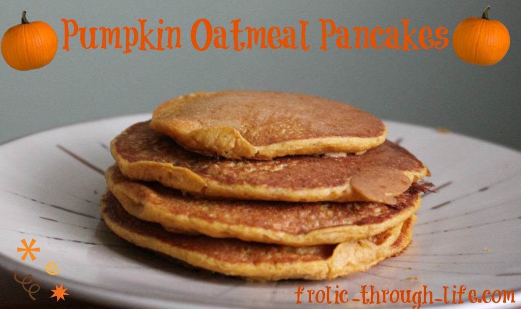 Pumpkin Oatmeal Pancakes
