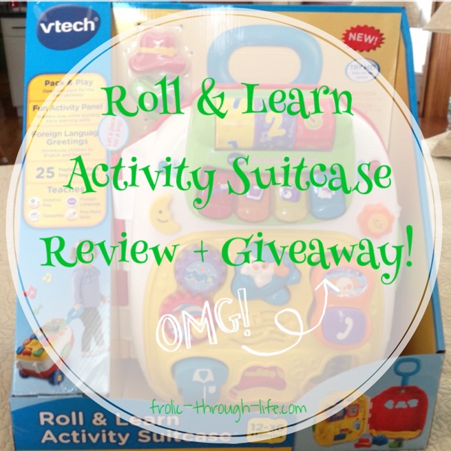 Vtech Roll & Learn Activity Suitcase Review + Giveaway!