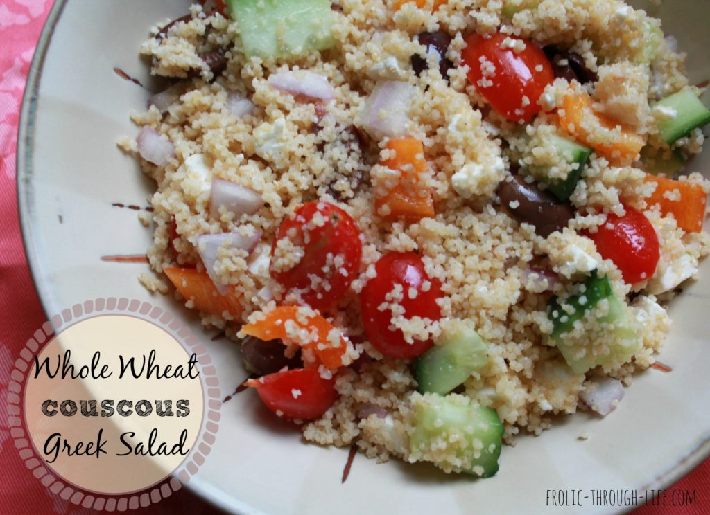Whole Wheat Couscous Greek Salad