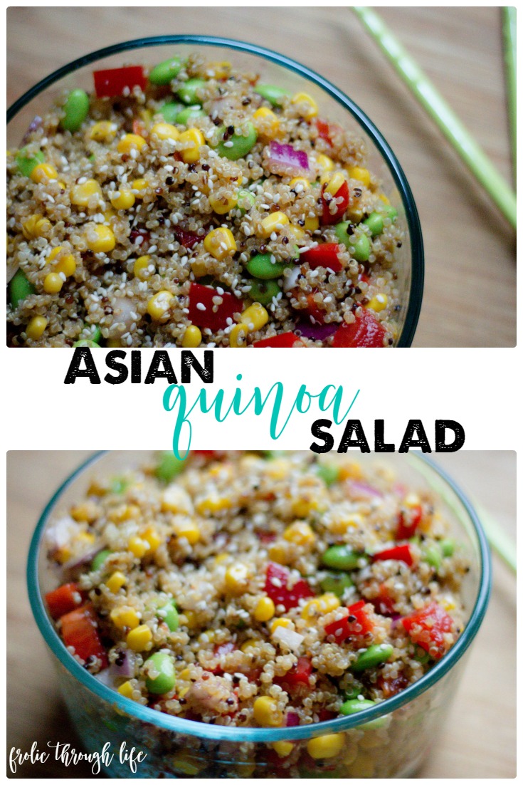 Asian quinoa salad