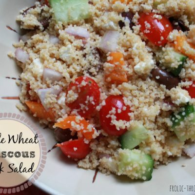 Whole Wheat Couscous Greek Salad